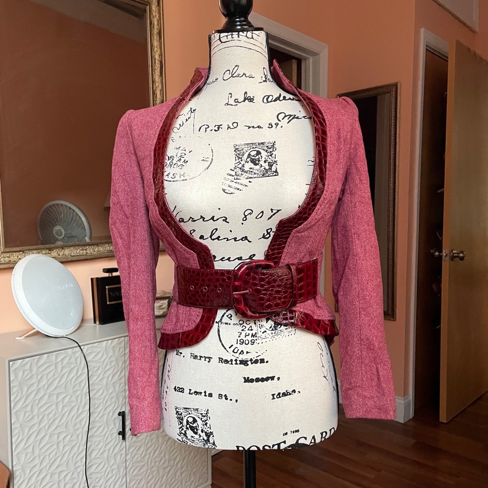 Bebe Wool Blazer Coat